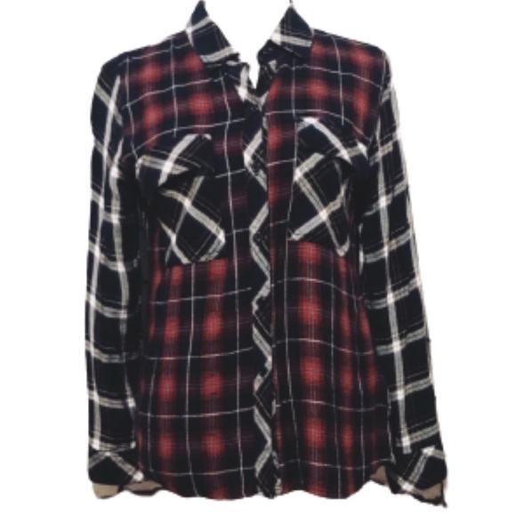 Rails Plaid Button Down Shirt Red and Blue Plaid size small - Picture 2 of 8